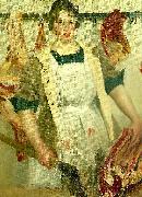 Anders Zorn ovan i kottbutiken oil painting reproduction